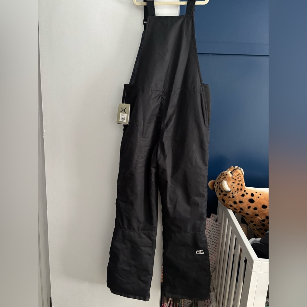 Arctix Kids Black Insulated Bib Overalls Size Large 14/16 - Picture 3 of 9